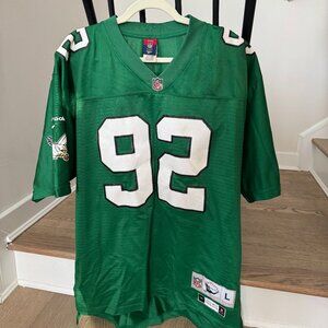 Men's Philadelphia Eagles Kelly Green Reggie White Jersey